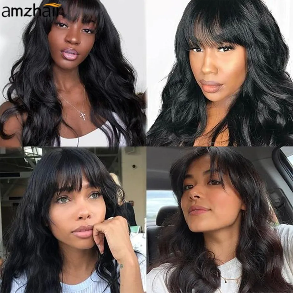 Недорогие перуанские парики из человеческих волос с волнистым кружевом спереди