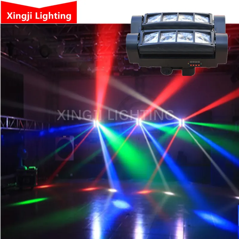 Горячая Распродажа мини-диско светодиодный dj RGBW движущийся головной свет паук