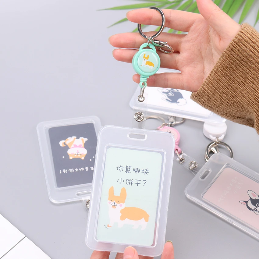 1 шт. телескопический брелок с прозрачным окошком комплект двойными рукавами для