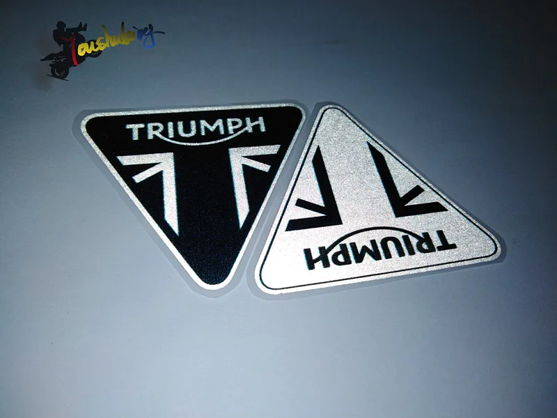 Гоночный шлем 3 м набор наклеек s для triumph логотип мотоциклетный топливный бак Предупреждение ющая этикетка Предупреждение ющая наклейка