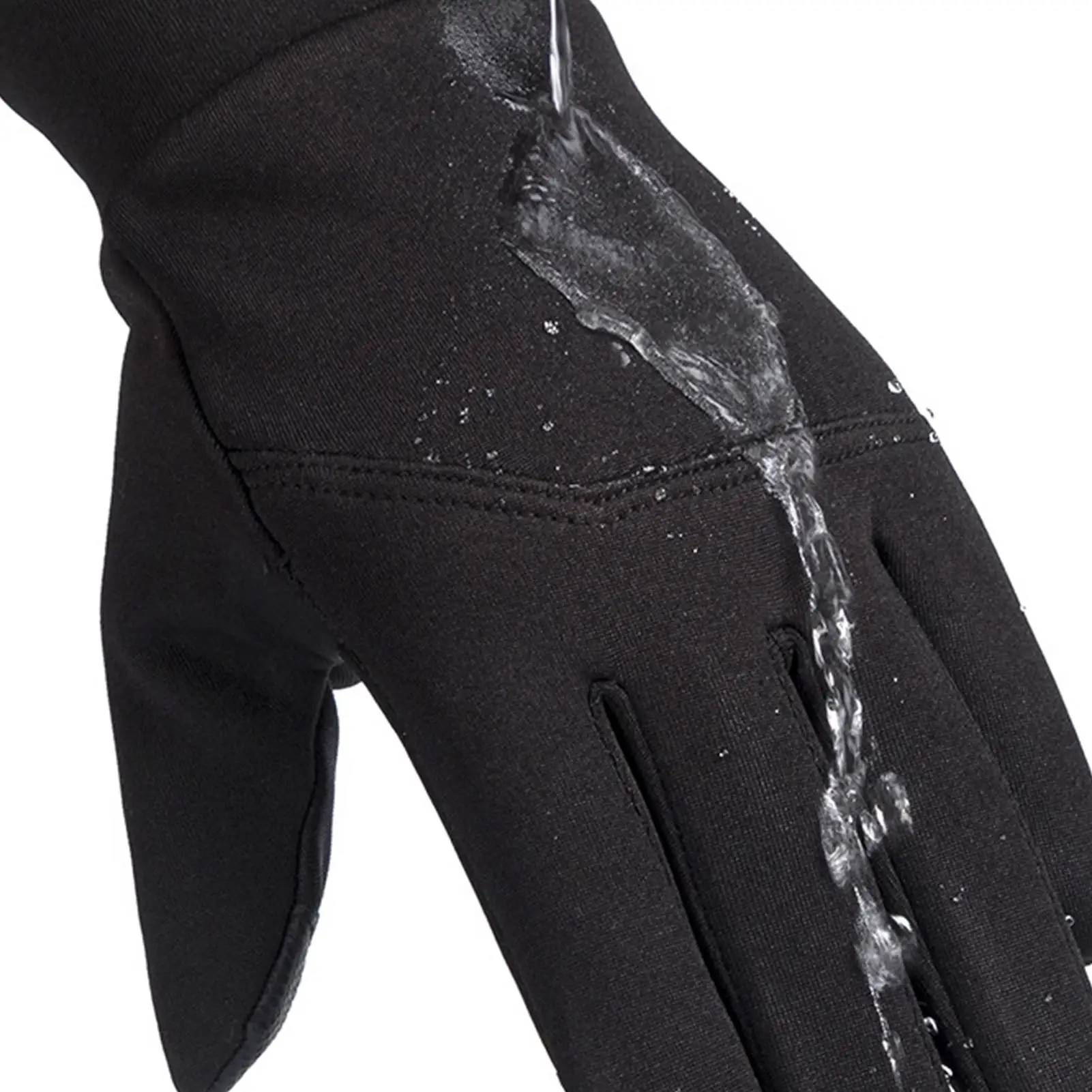 1 пара мужские черные перчатки варежки Зимние сохраняющие тепло