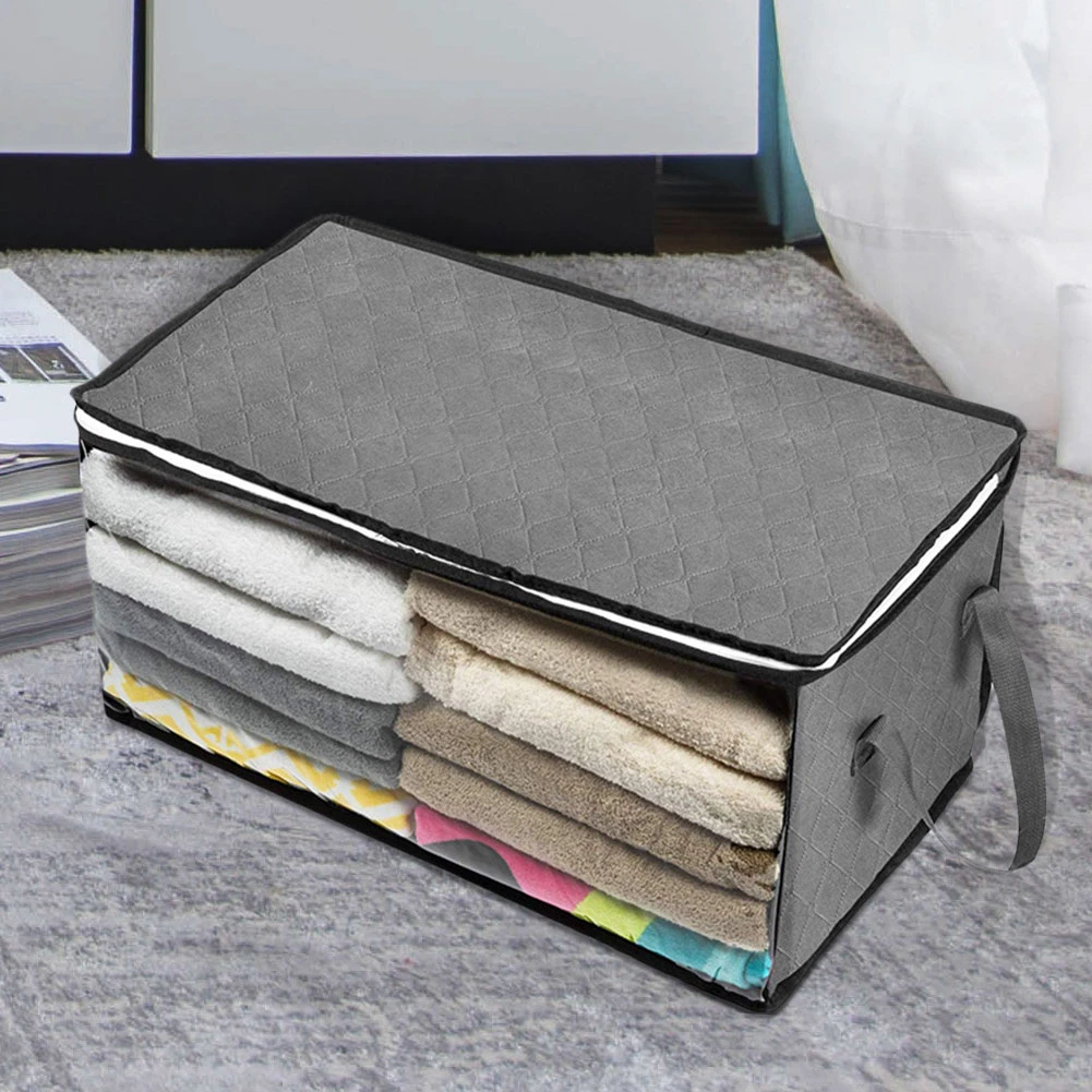 Нетканая тканевая сумка для хранения одежды экономит пространство органайзер