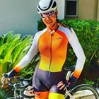 Велосипедный костюм для женщин, летняя женская одежда для велоспорта, командный комплект одежды