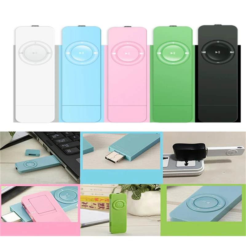 

Mini MP3 Player With USB High Definition Music MP3 Player Support 32GB TF Card FM Radio With Free Earphone
