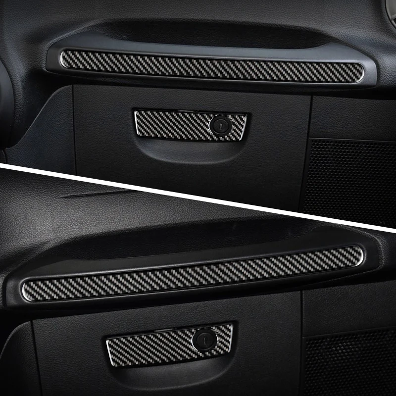 Наклейки на дверную ручку автомобиля из углеродного волокна для Jeep Wrangler JK 2011 17