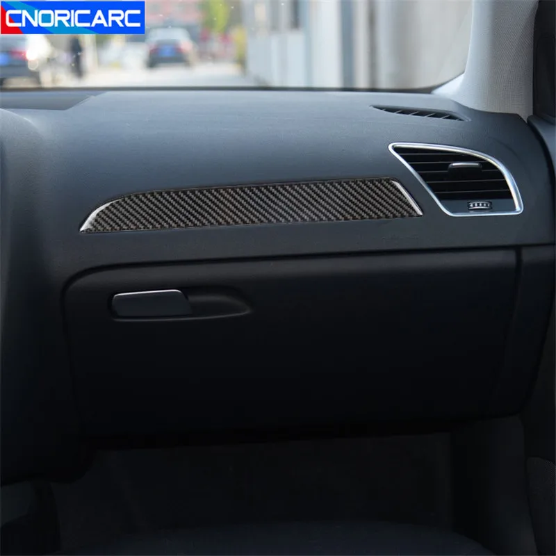 

Автомобиль Стайлинг карбоновое волокно центральная консоль приборная панель Co-pilot полоса для Audi A4 B8 2010-16 авто аксессуары для интерьера