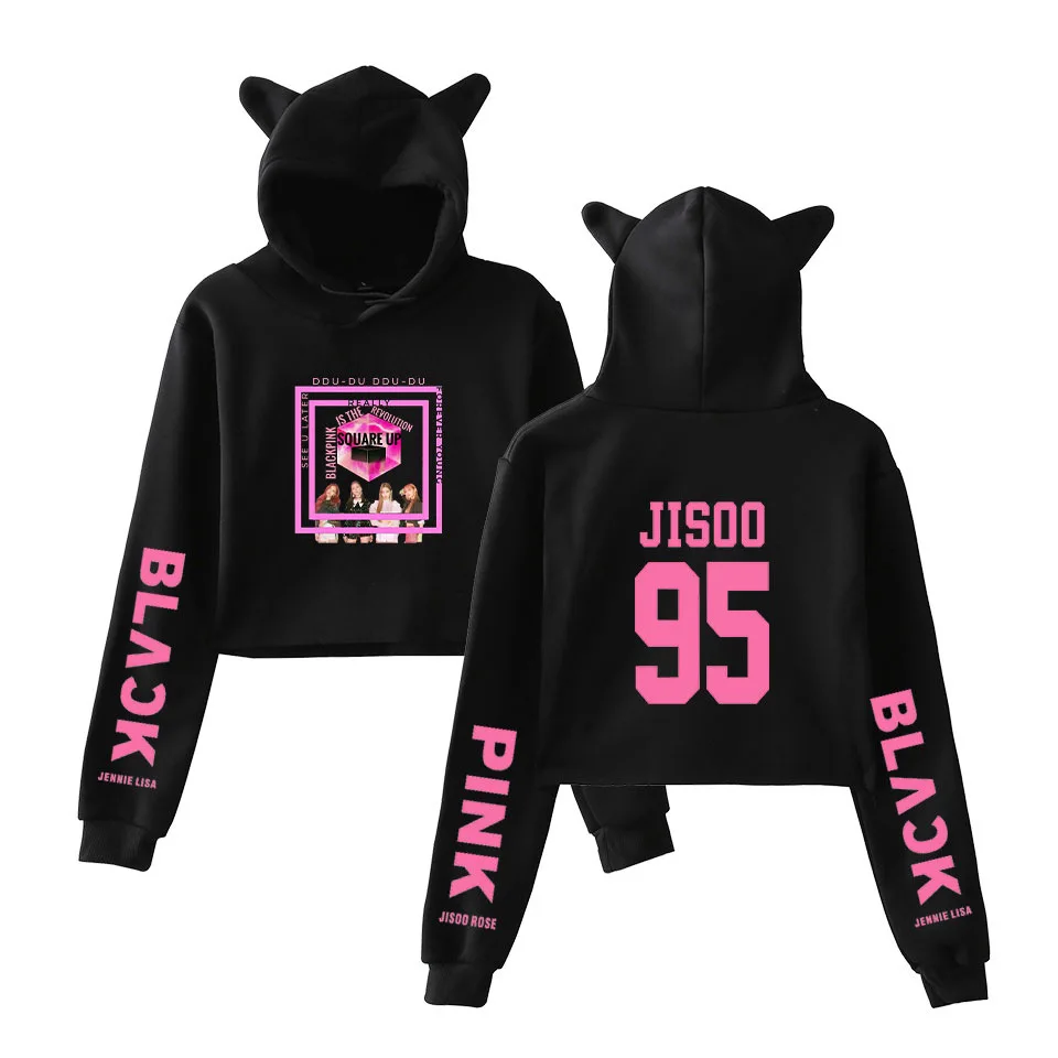 Blackpink 3D толстовки для подростков анимация Пуловеры спортивные костюмы женская верхняя одежда с длинными рукавами весна осень с капюшоном женские толстовки