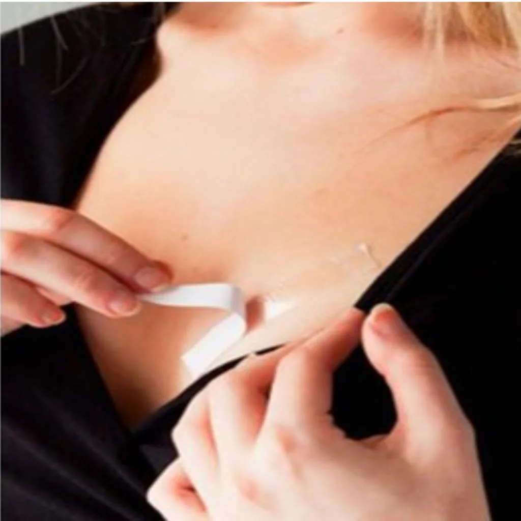 Модное двухстороннее Прозрачное платье светильник видимые наклейки для