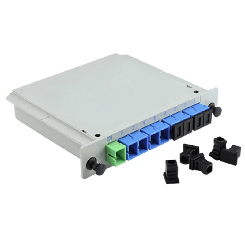ПЛК кассета типа SC APC 1x8 волоконно-оптический сплиттер UPC ящик FTTH коробка
