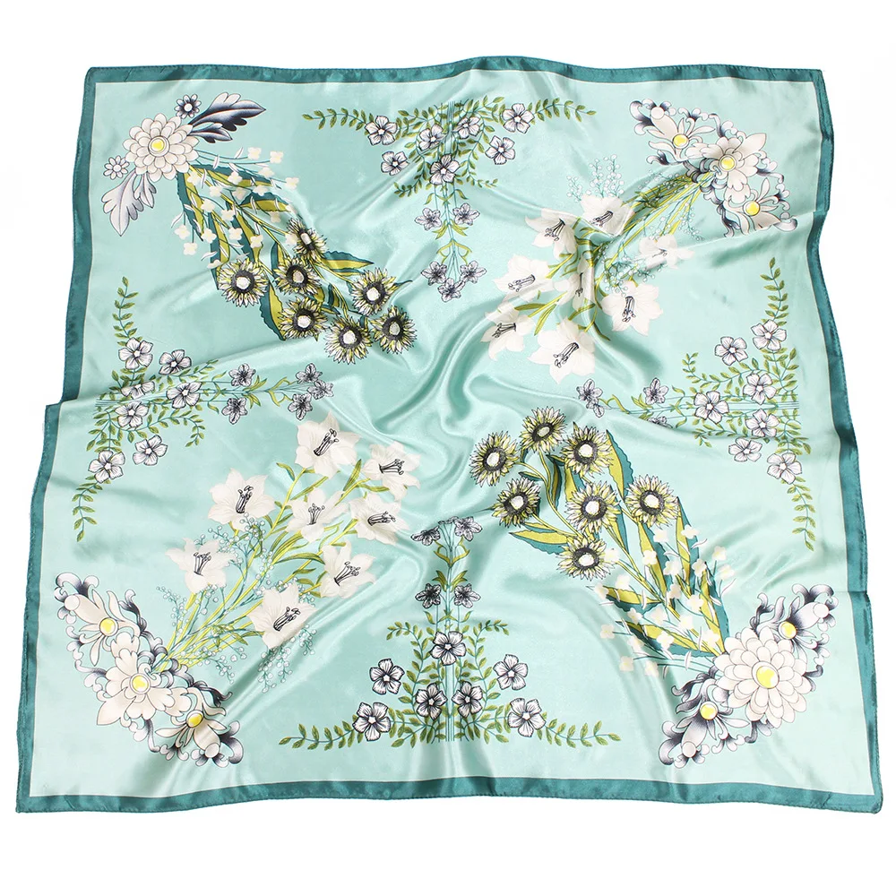 Новинка 2020 женский шифоновый мусульманский головной платок с цветочным принтом