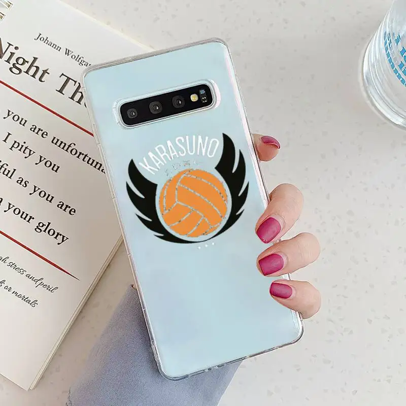 

Haikyuu Hinata attacks Anime Phone Case Transparent for Samsung A71 S9 10 20 HUAWEI p30 40 honor 10i 8x xiaomi note 8 Pro 10t 11