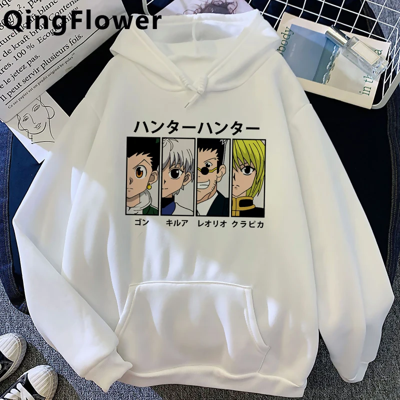 

Hunter x Hunter Killua Zoldyck Devil Eye Print hoodies male streetwear anime male sweatshirts streetwear y2k aesthetic