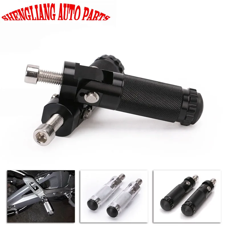 Универсальный педаль для мотоцикла из алюминиевого сплава круглый складной