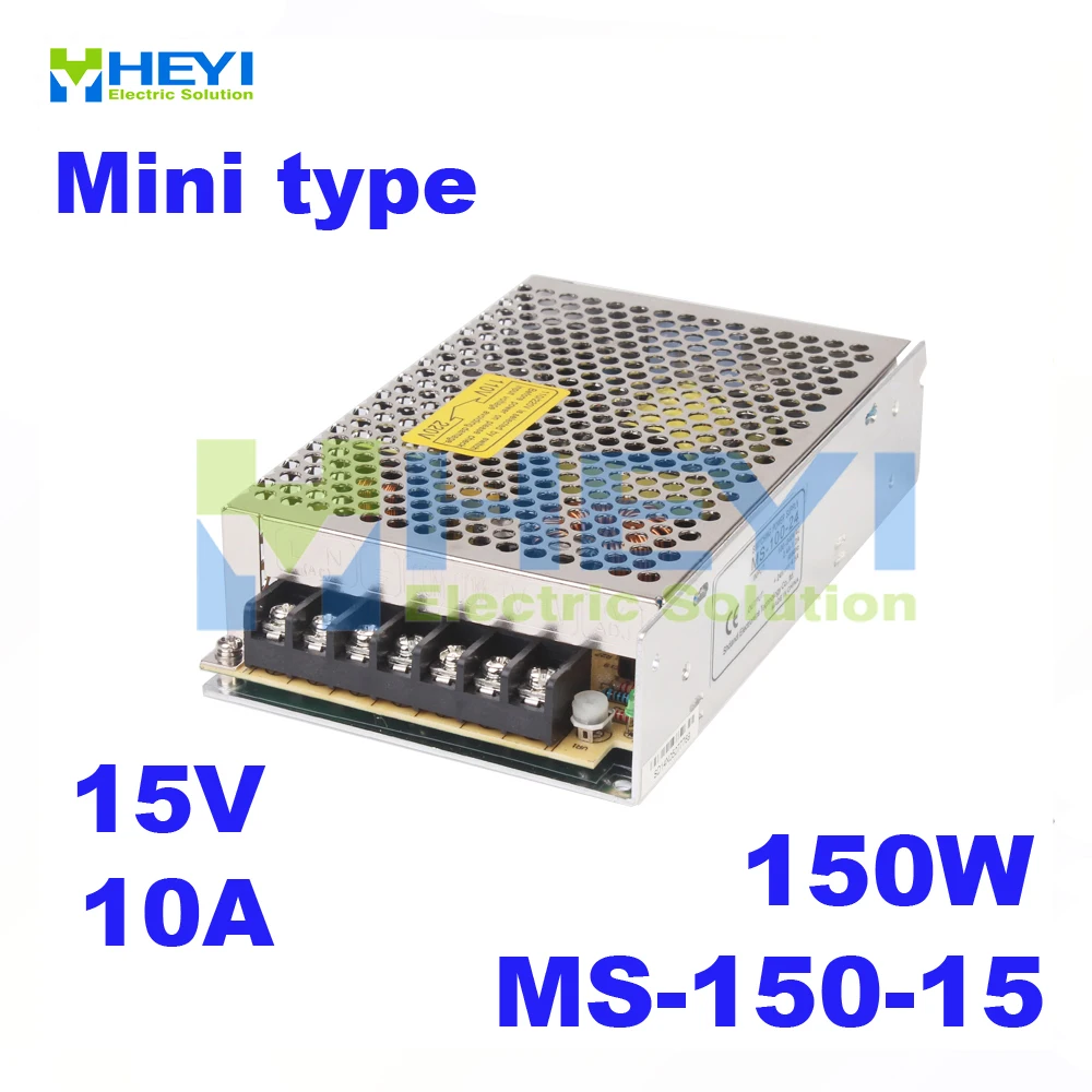 MS 150 15 Высокая мощность Вт В 10A ac dc Промышленный источник питания постоянного тока