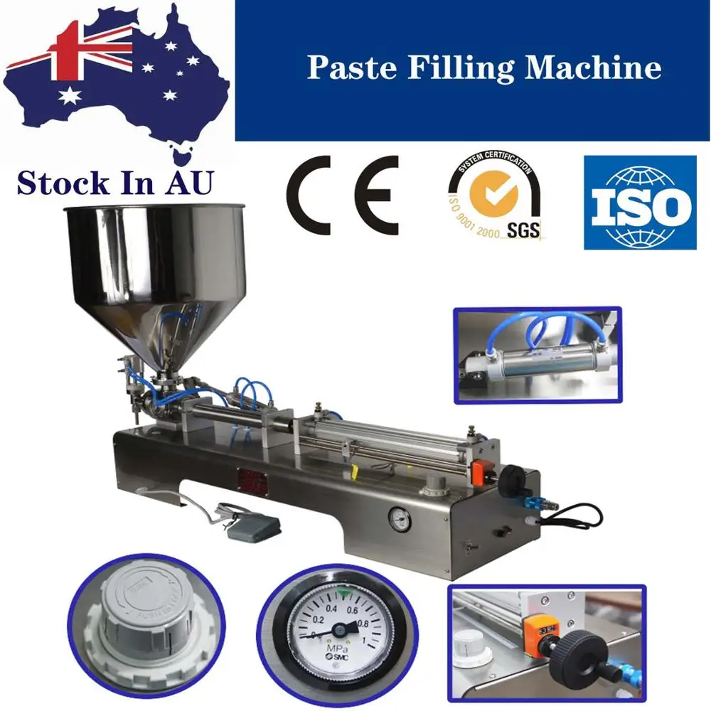 

G1WGD Semi-automatic Liquid & Paste Filling Machine Nail Cream Shampoo Filler（Horizontal）Model C