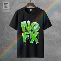 custom nofx band green melter logo white t shirt