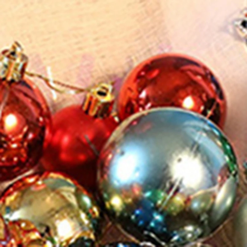 

Promotion! 3cm 99Pcs 2021 Christmas Decorations for Home Christmas Balls Suit Christmas Tree Ornament