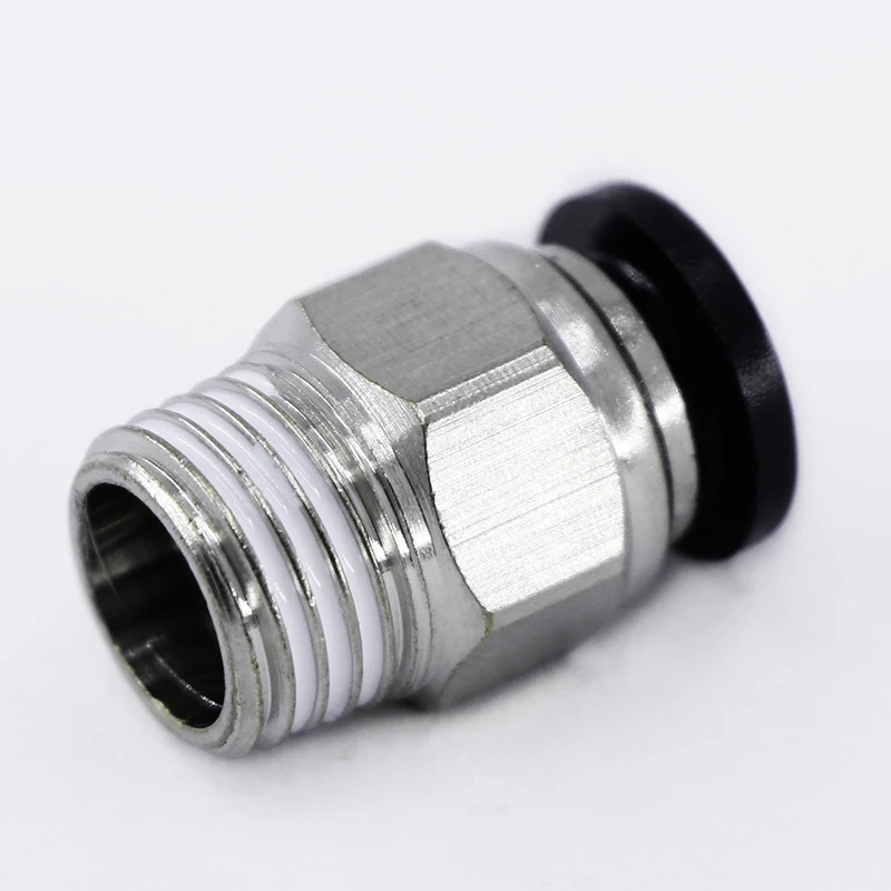 1 шт. пневматический ПК 12/14/16 мм резьбовой соединитель трубные фитинги прямой