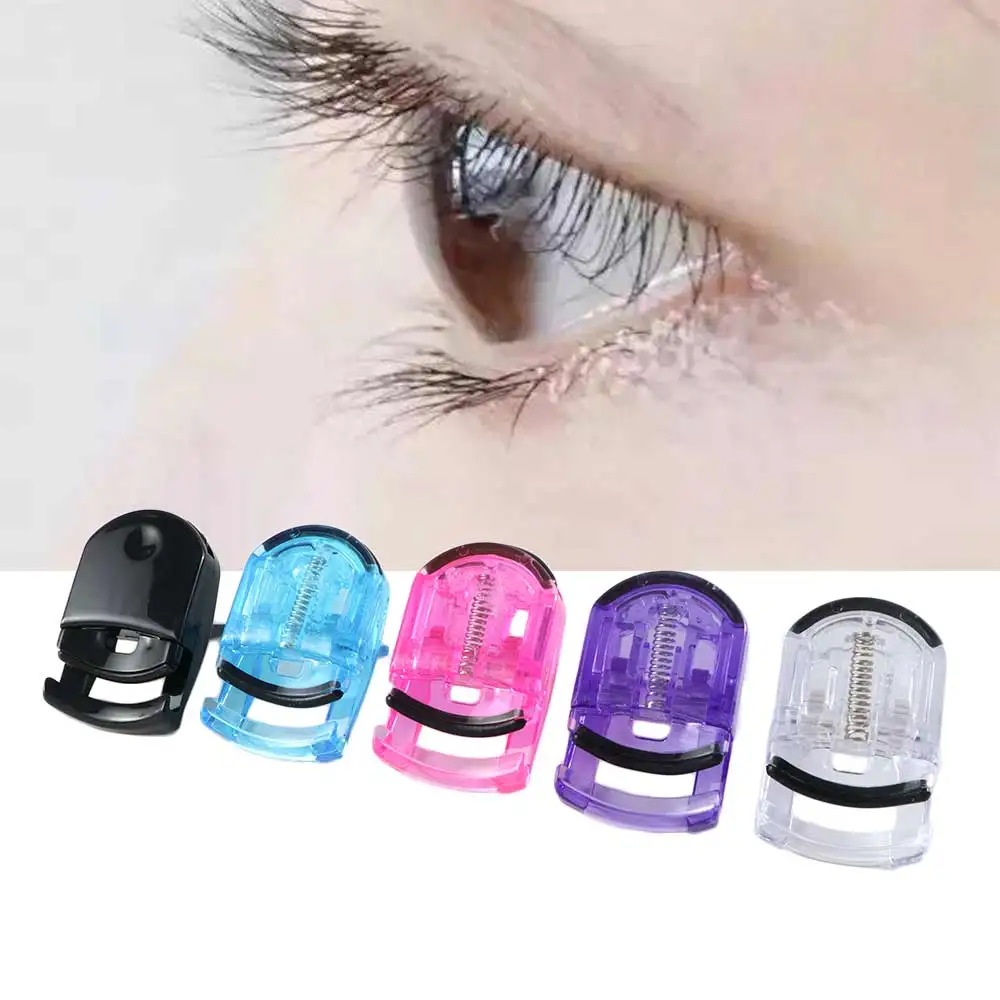

Mini Plastic Makeup Tools Portable Colorful Lashes Curling Clip Eyelash Lash Curler Eyelash Curler False Eyelashes