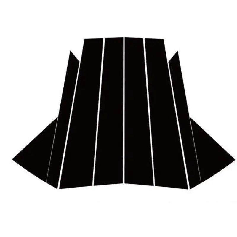 

Door B C Pillar Mirror Plate Molding Trim Black New Fits For Hyundai Tucson 2016-2018 Exterior Parts Chromium Styling