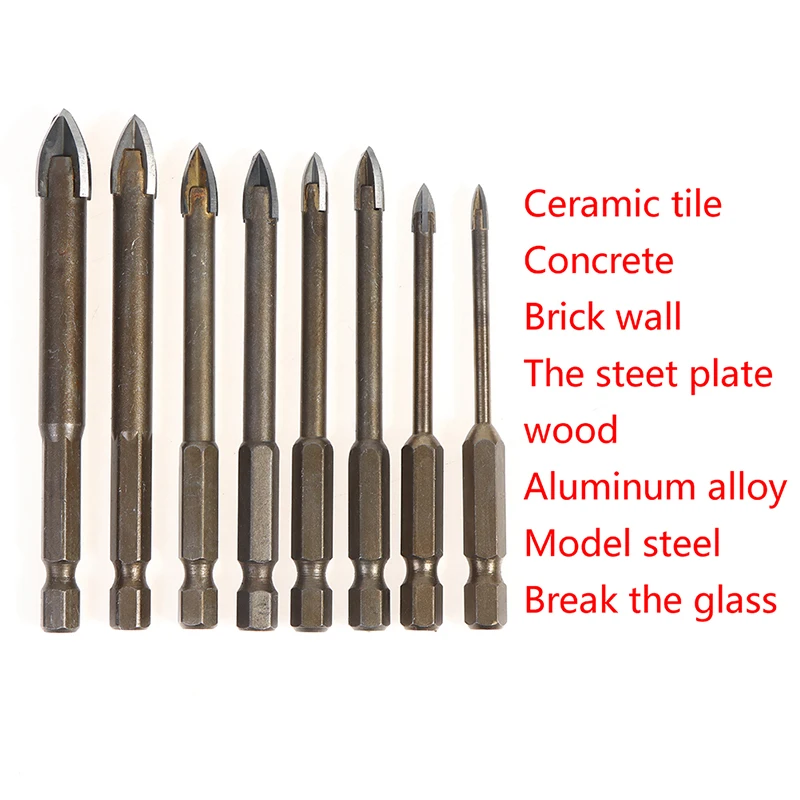 

3-12mm Universal Drilling Tool Set Efficient Anti-Rust Drill Bits Kit Alloys