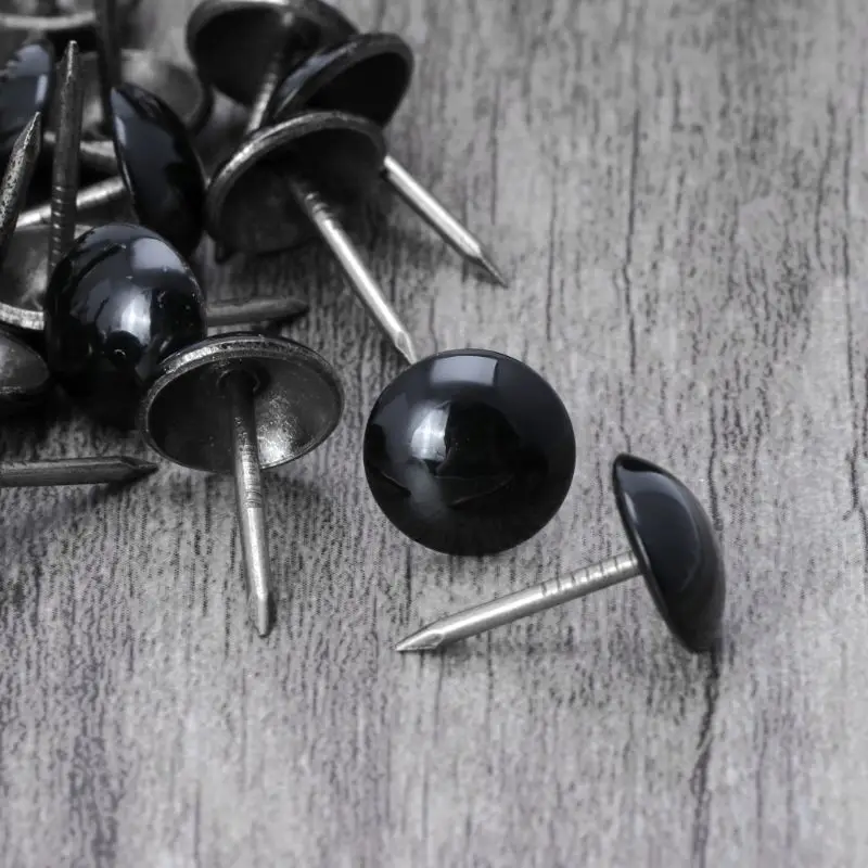 100 шт. антикварные латунные мебельные гвозди штифты фурнитура для декора