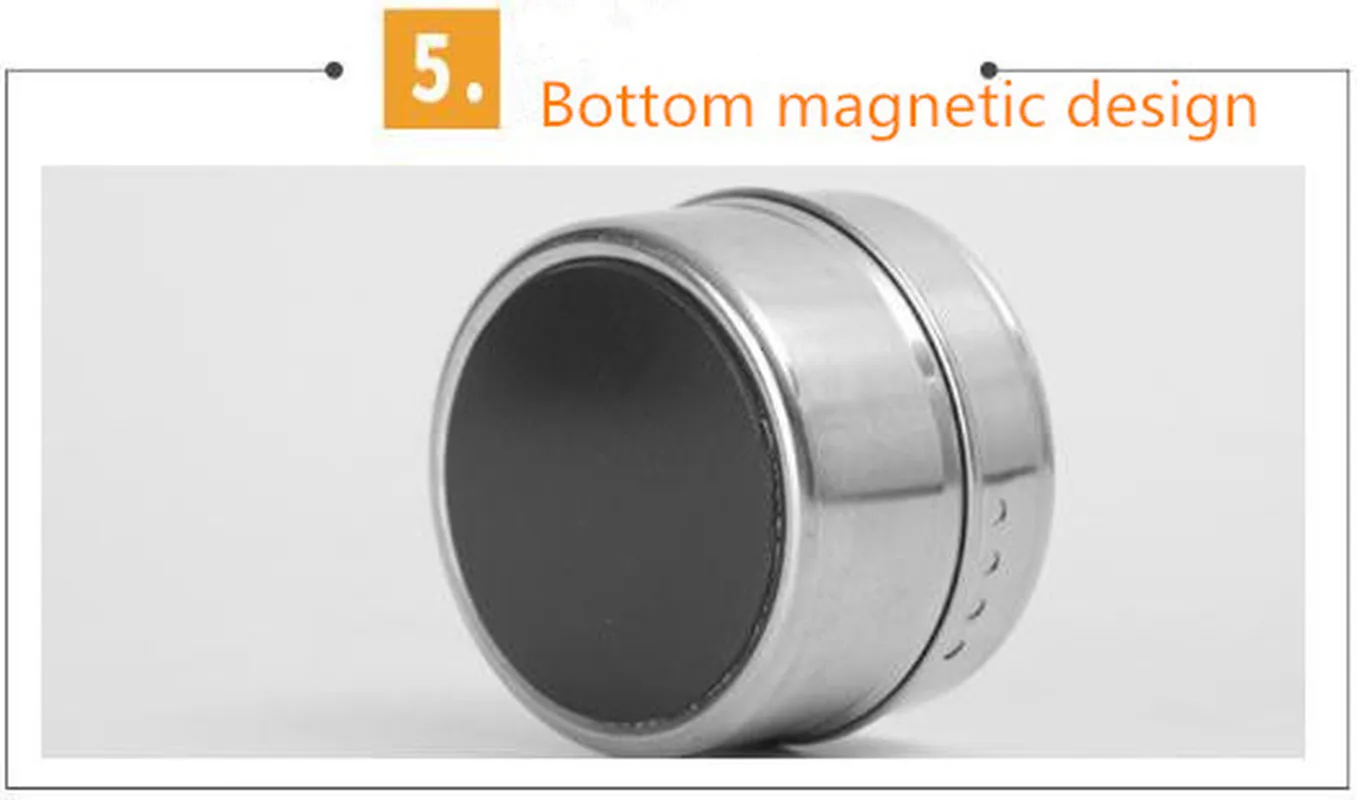 1 шт. магнитная бутылочка из нержавеющей стали для специй набор кастрюль