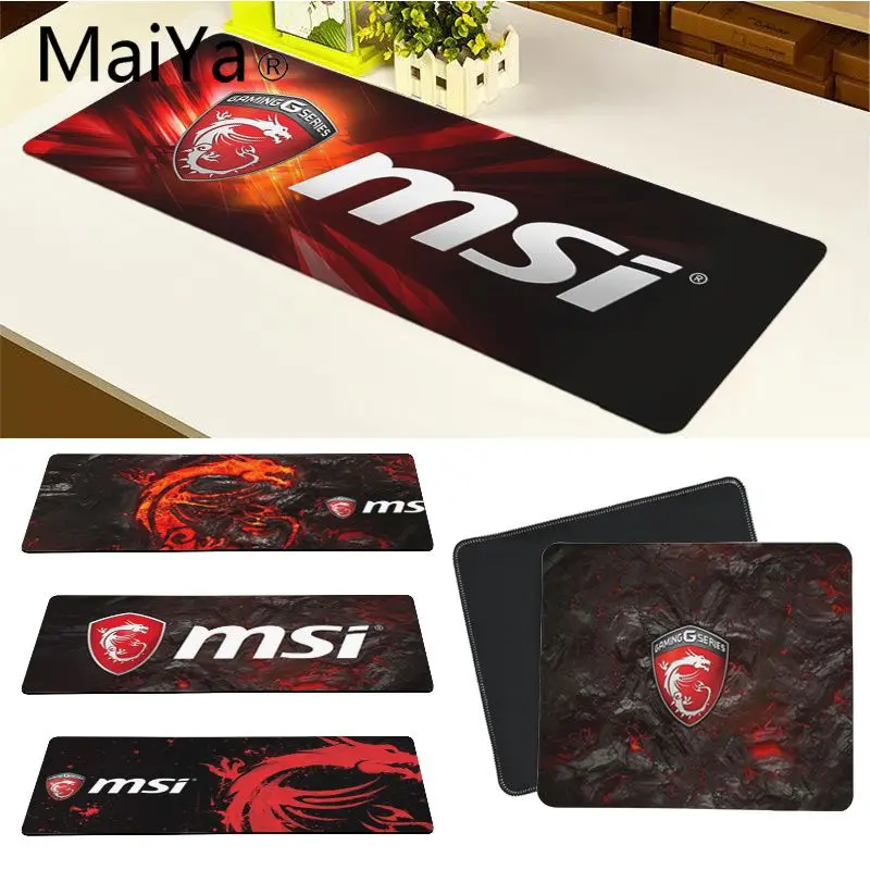 Maiya высокое качество MSI Dragon индивидуальный игровой коврик для мыши ноутбука