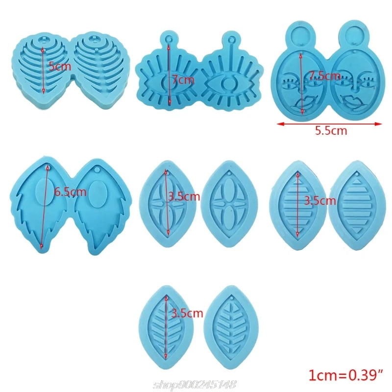 

DIY Earrings Pendant Silicone Mould Handmade Crafts Jewelry Making Tool Crystal Epoxy Resin Mold A22 21 Dropship