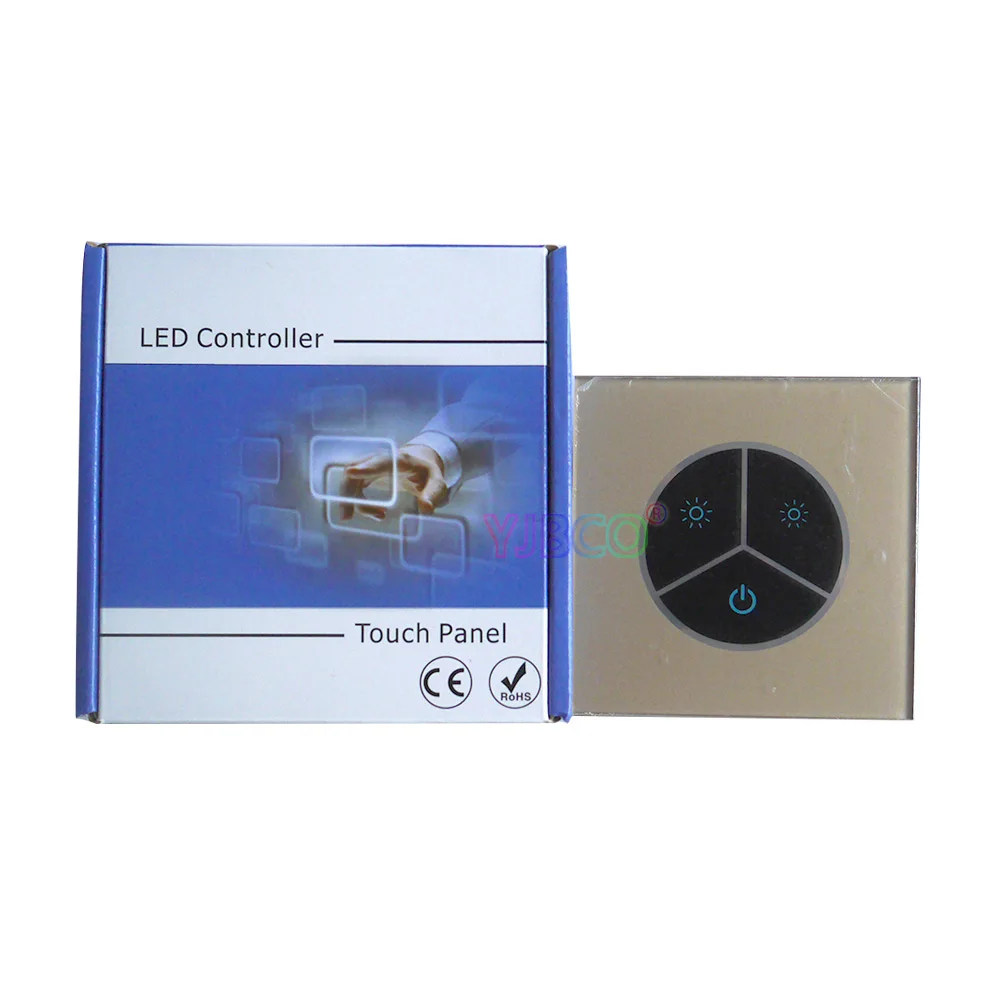 Горячая Распродажа TM05 светодиодный сенсорный диммер 3 сенсорных кнопки