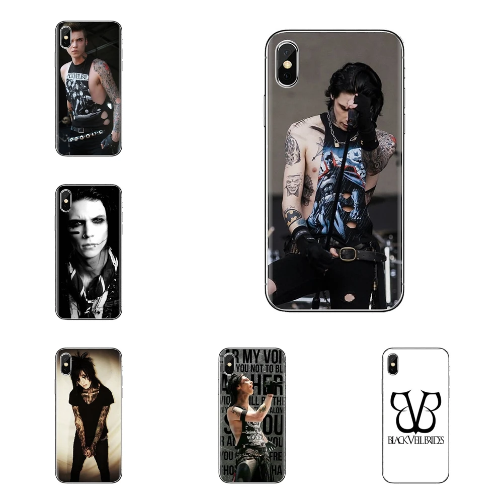 Мягкие чехлы в виде ракушки музыкальная группа Черная вуаль невесты плакат для