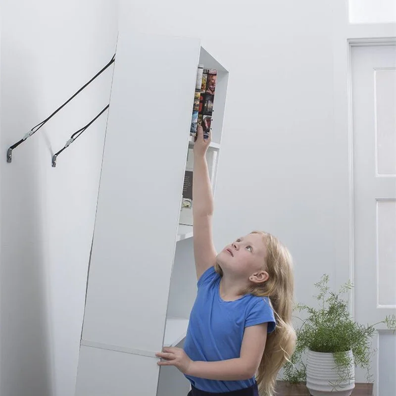 Комплект из 2 предметов Регулируемый плоский ТВ мебель анти-наконечник ремни