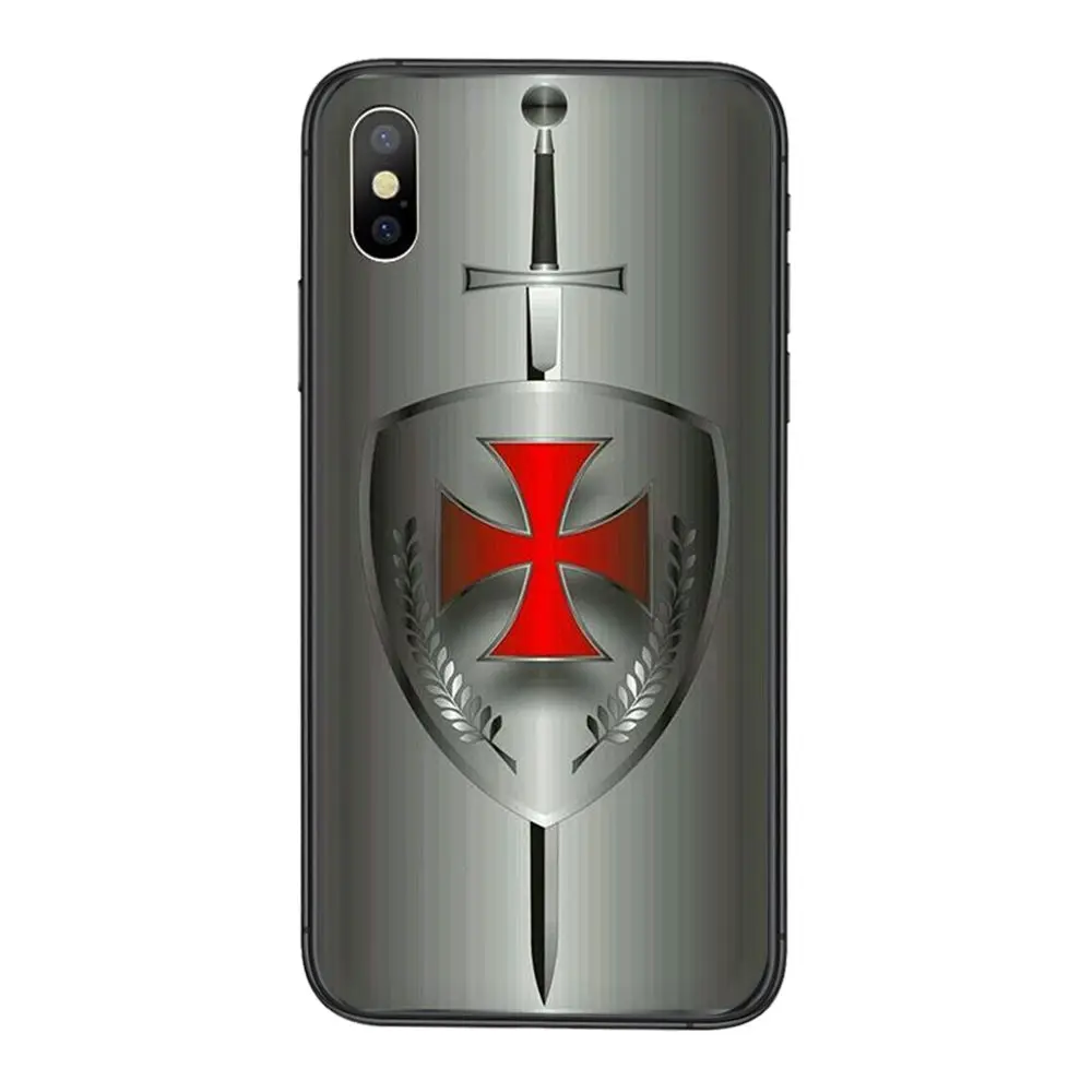 Вдохновляющий рыцарь Templar для Redmi K40 9C Nfc 9A 8A 7A K30S K30 Pro Plus 5G черный мягкий чехол