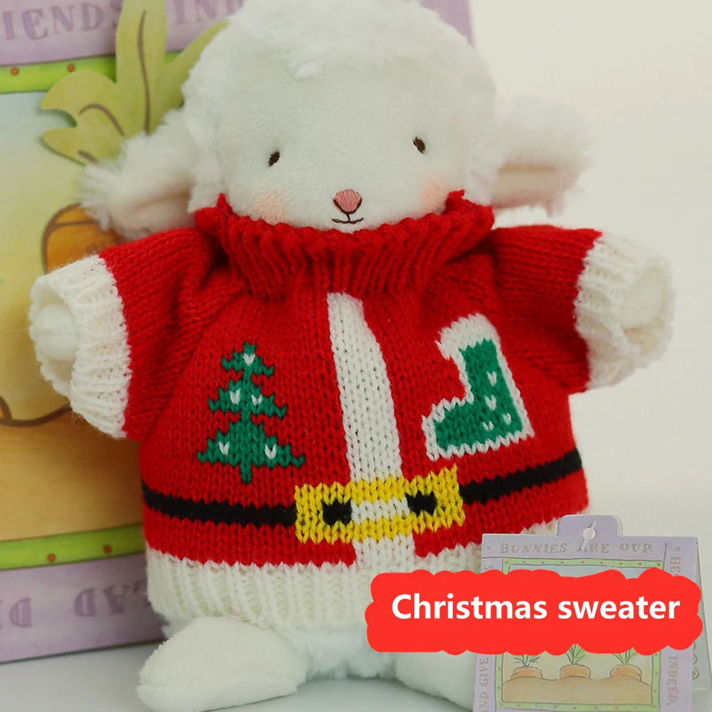 Куклы ягненка 17 см милые зайчики плюшевые игрушки мягкая набивная овечка кукла