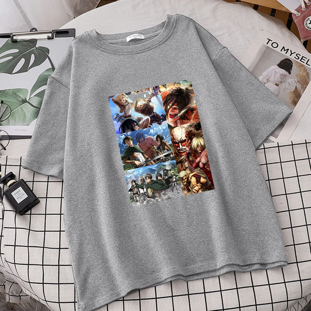 

Shingeki No Kyojin Attack On Titan Women T Shirts Trending Designer Tumblr Tshirts Brand Short Sleeve Tees Mujer Round Neck Tops