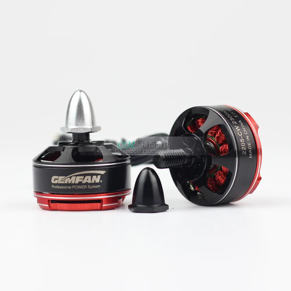 Двигатель Gemfan CW/CCW 2205 2300KV оригинал 1 шт. 4 Бесколлекторный двигатель для модели