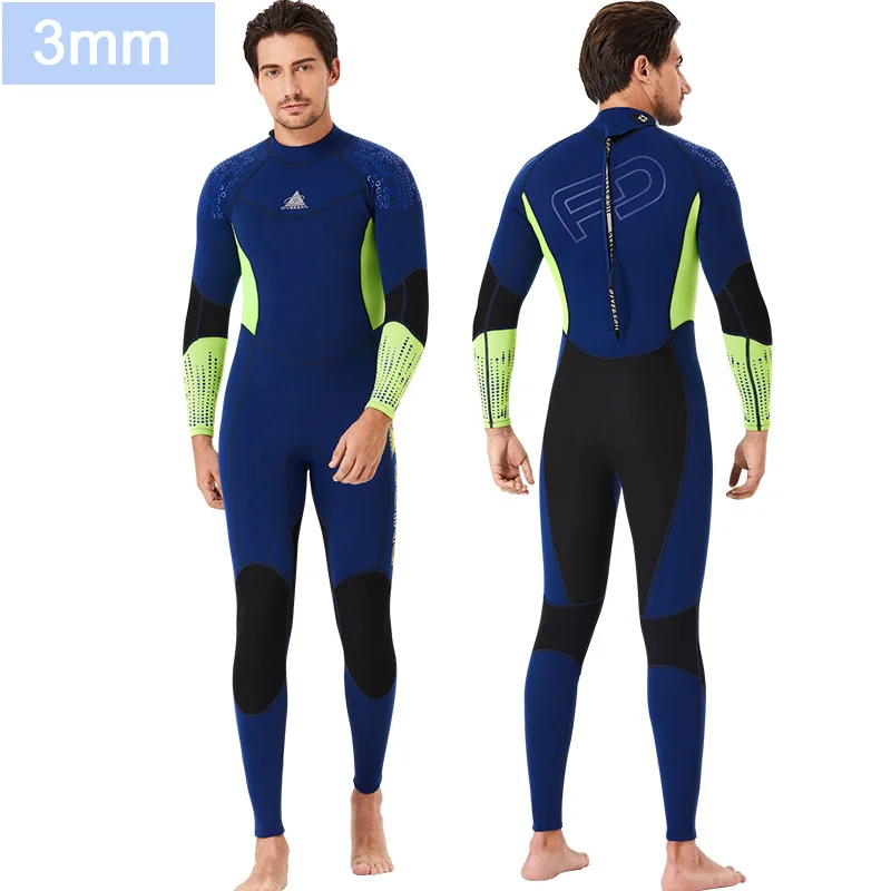 Растягивающийся неопреновый гидрокостюм 3 мм цельнокроеный костюм для дайвинга