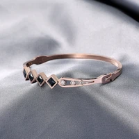 trend activity zircon ring bracelet titanium plating rose gold bracelet woman fund no fade hand accessories product