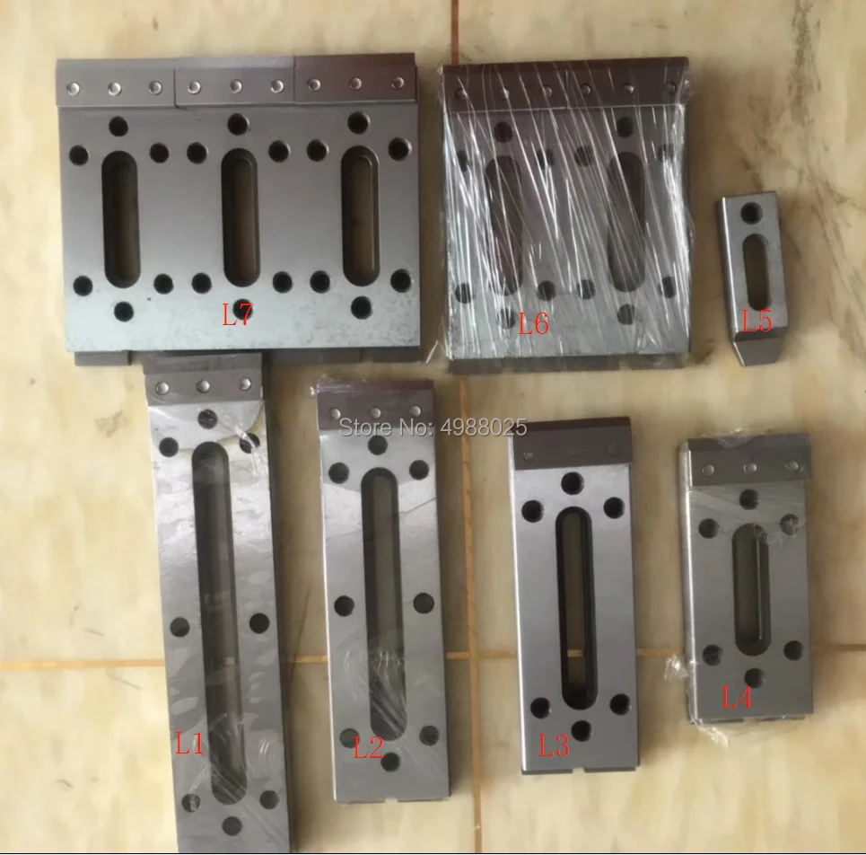 Нержавеющая сталь EDM Jig Tools 1 eye 120/150/180/220x50x15 Провод зажим с расширением |