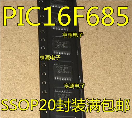 

PIC16F685 PIC16F685-E/SS PIC16F685-I/SS SSOP20