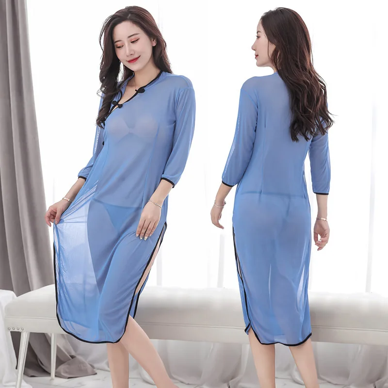 Ретро Чонсам ультра-тонкий Кантри Стиль классическое раздельное платье с