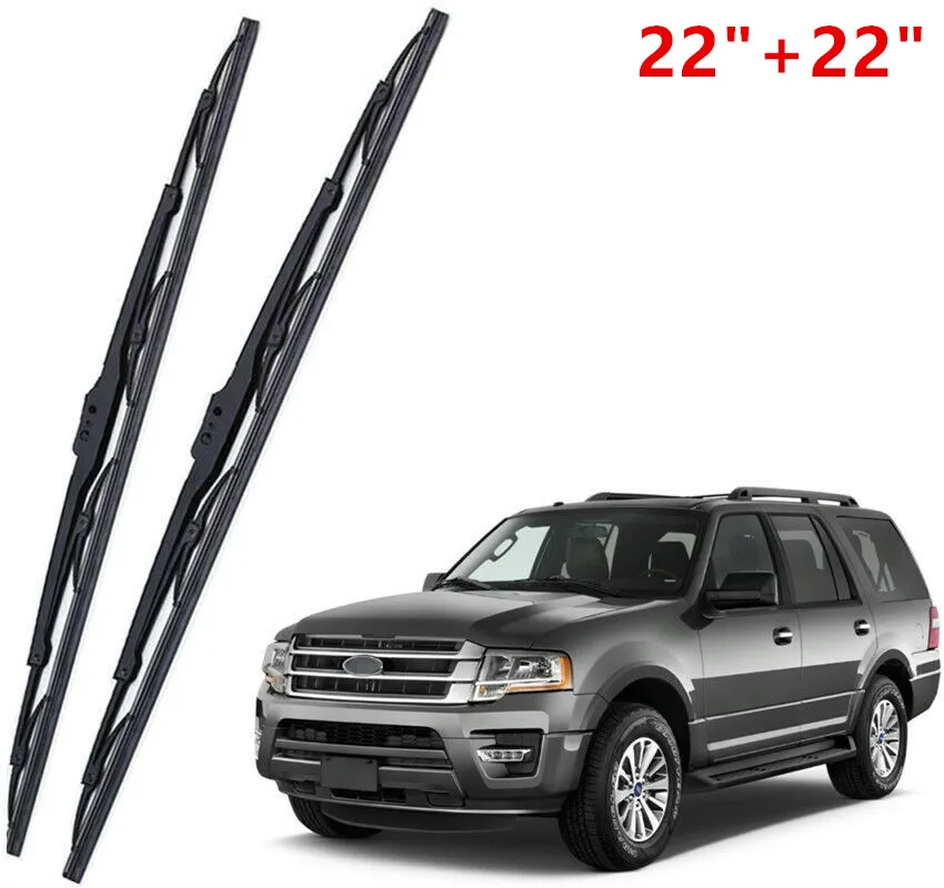 New Set Genuine OEM Front Windshield Wiper Blades 8L1Z-17528-A/B Fit For 2007-2017 Ford Expedition | Windscreen Wipers