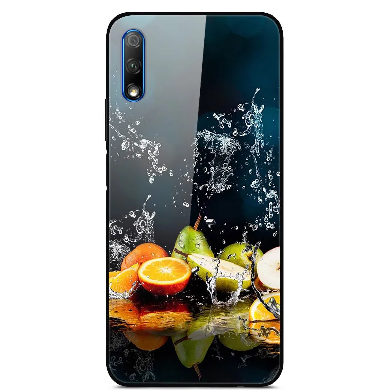 Роскошный чехол для huawei Honor 9X, чехол из закаленного стекла, силиконовый чехол для телефона huawei Honor 9X X9 9 X, чехол s для Honor 9X - Цвет: 37