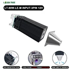 Лазерный модуль высокой мощности 450 нм 80 Вт-профессиональная версия, фиксированная фокусная головка, лазерная головка для лазерного гравера, инструмент для резки дерева