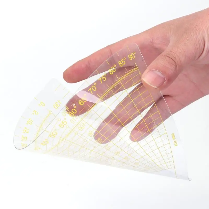 7/12 дюймов треугольная линейка для деревообработки квадратный макет