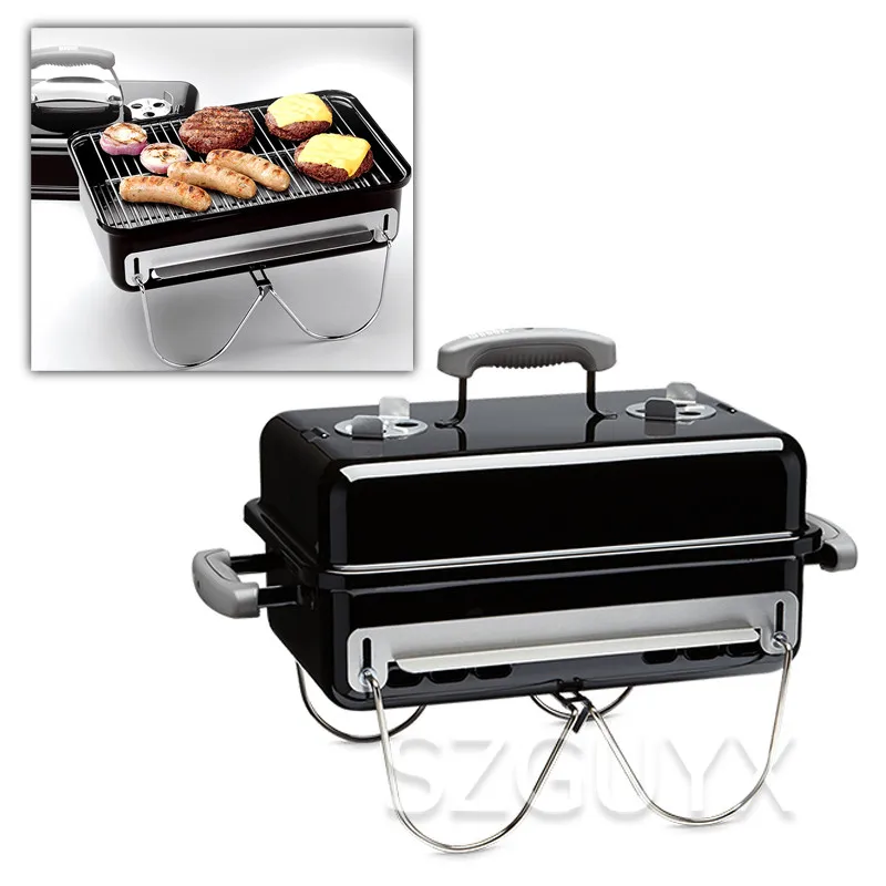 

Barbecue outdoor charcoal multifunctional household smokeless barbecue outdoor barbecue stove barbecue skewers