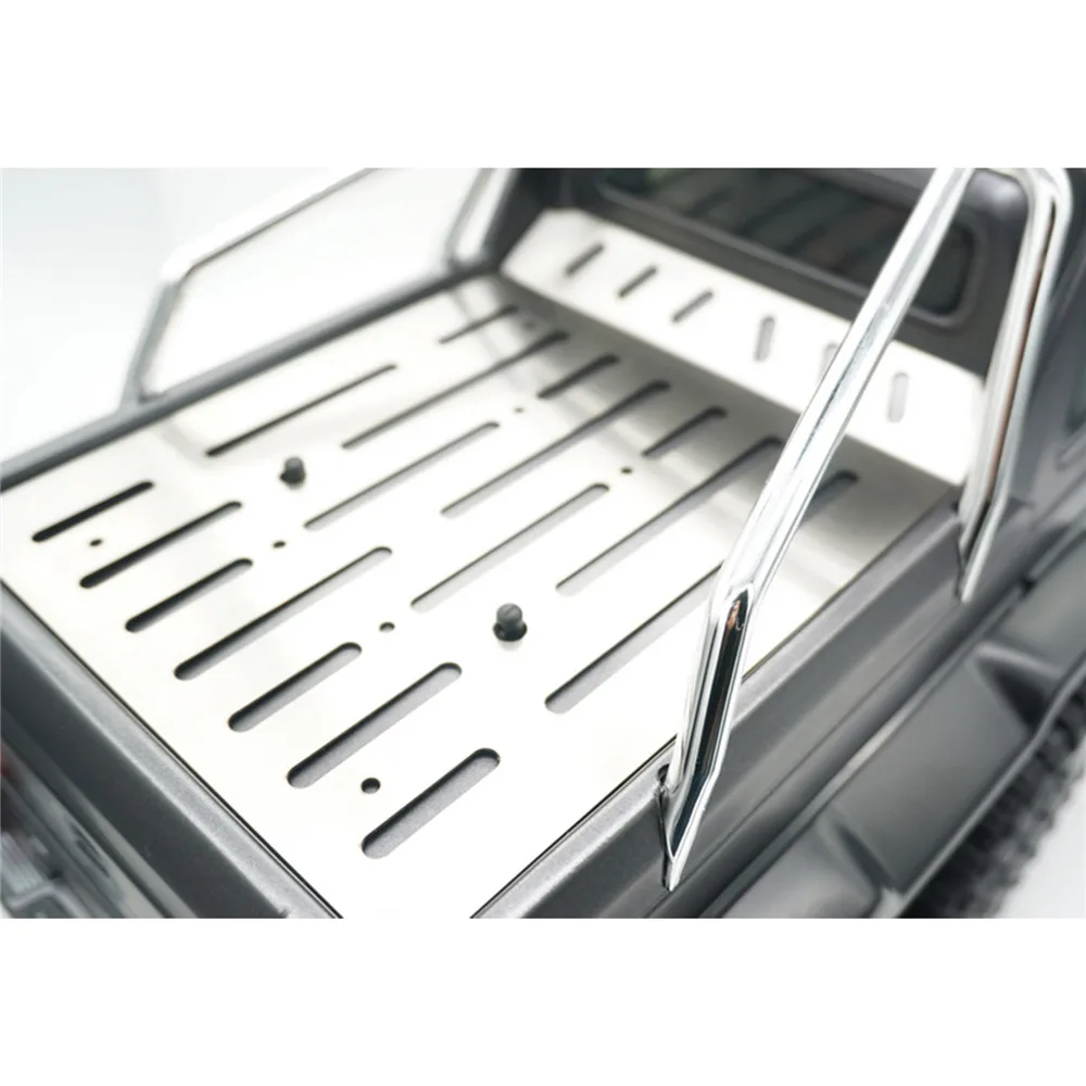 

Trunk Tail Box Plate Metal Cargo Panel for TRAXXAS TRX6 Benz G63 6X6 RC Crawler Car Upgrade Parts Durable Stainless Steel