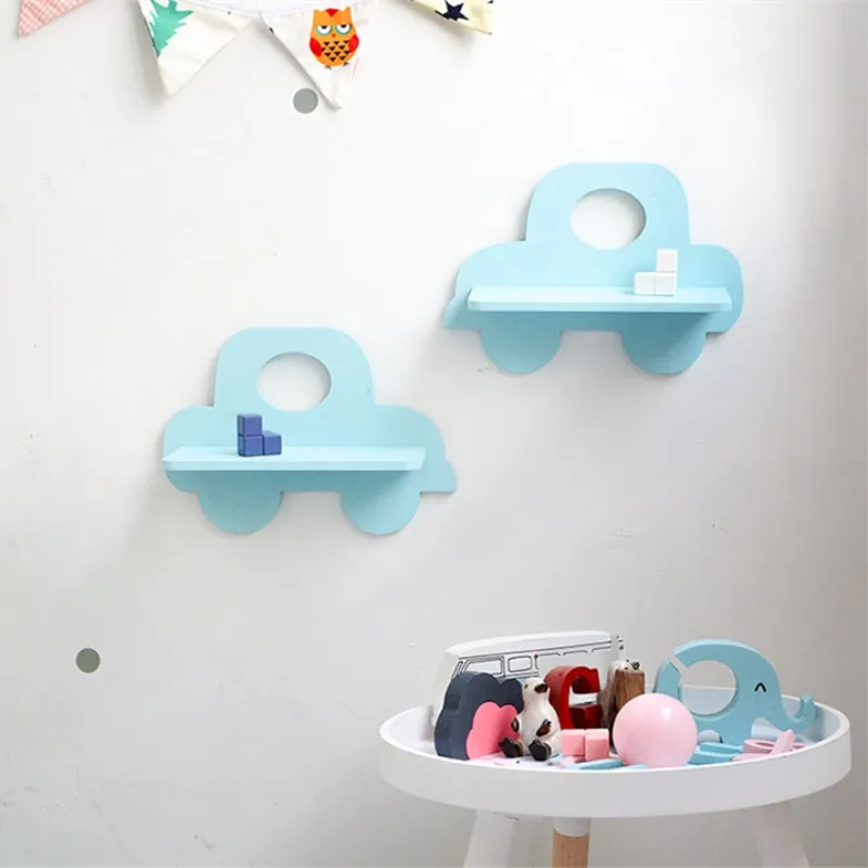 Деревянная Автомобильная настенная полка с сердечком INS скандинавские украшения