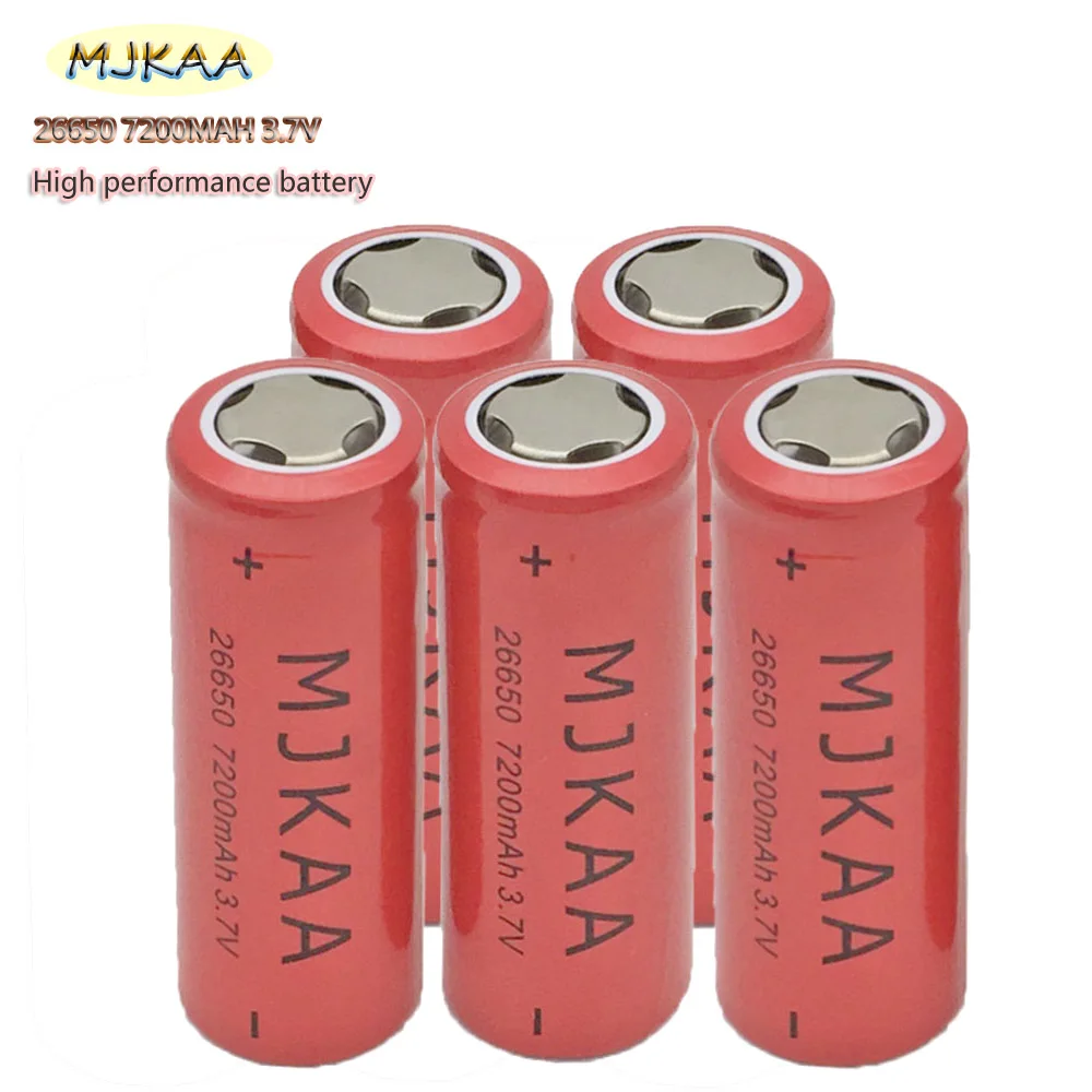 Новый дешевый MJKAA Lii LON 50A 26650 7200 мАч перезаряжаемая батарея литий ионная 3 7 в для