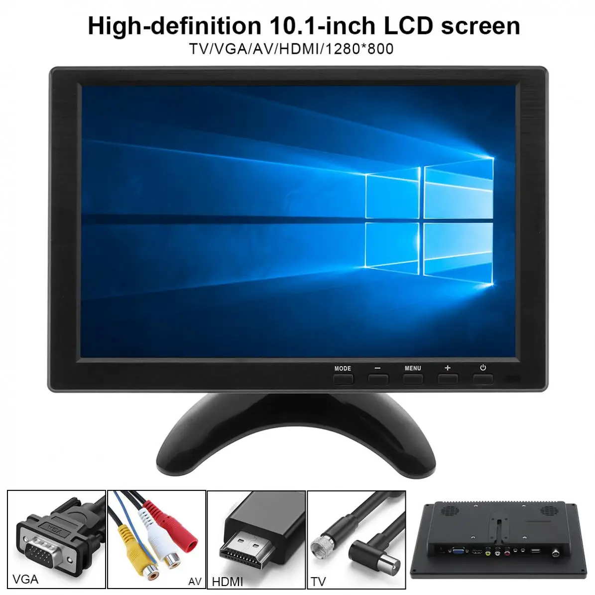 10 1 дюймовый многофункциональный HD монитор на подголовник автомобиля TFT LCD